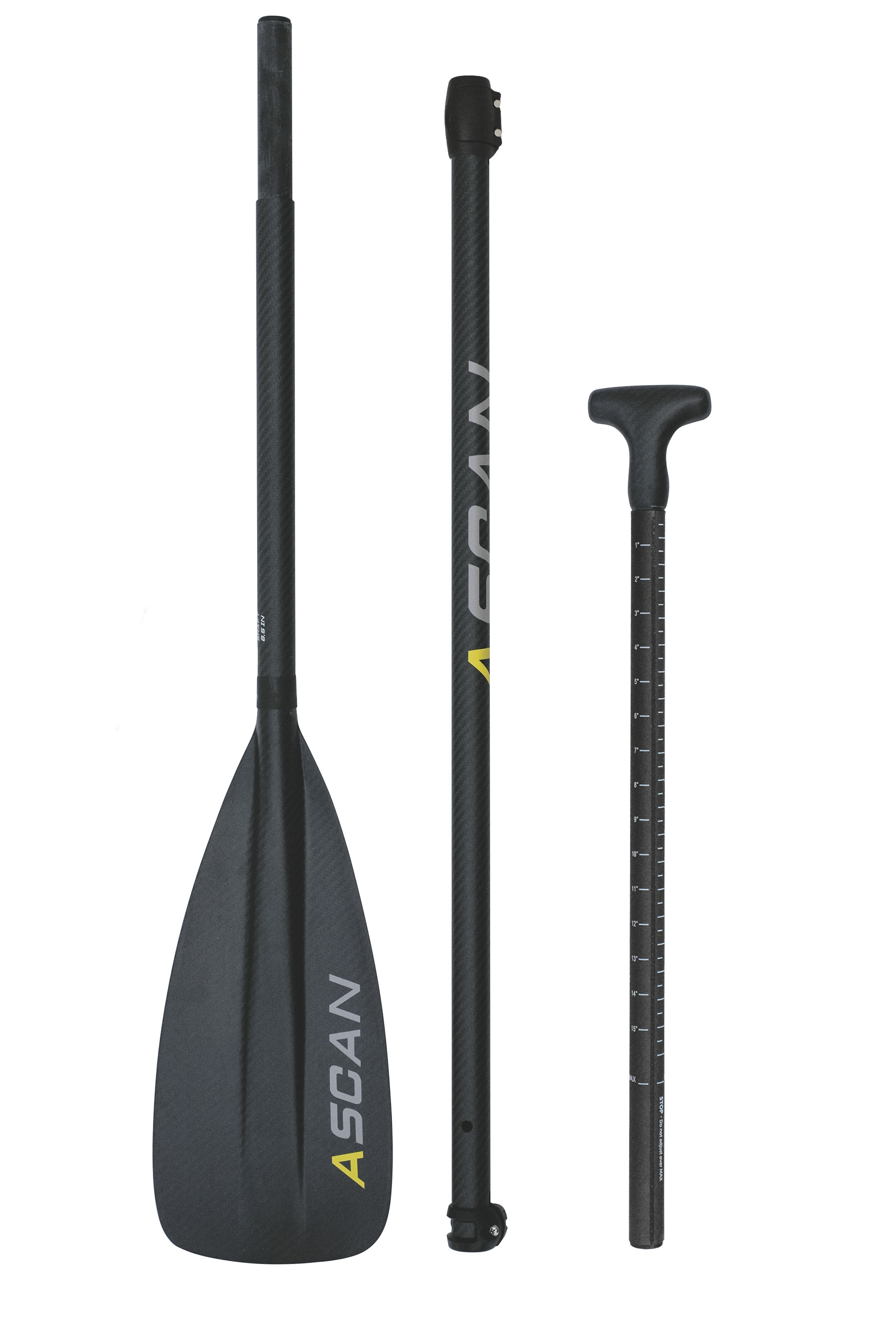 Carbon 60 Paddel 3-teilig